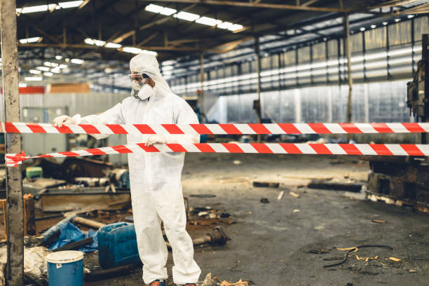 Professional Infectious Disease Decontamination technician working in Wadsworth, OH